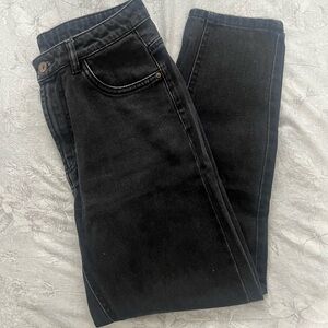 Zara Mom Jeans | Size 4 (faded black)